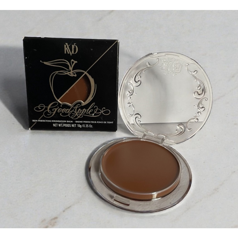 KAT VON D Good Apple Skin Perfecting Foundation Balm .35 OZ Deep 080 New In Box